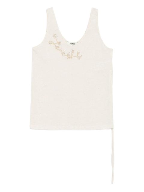 FENDI Fendi Embellished Tank Top