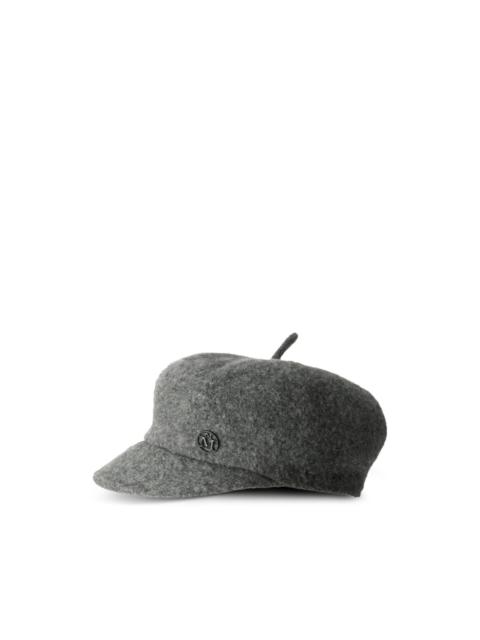 MAISON MICHEL logo-plaque hat