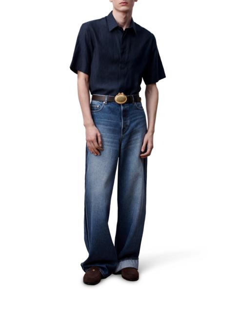 Dior BAGGY JEANS IN BLUE COTTON TWILL