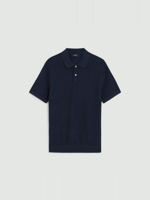 Theory Goris Polo Shirt in Light Bilen