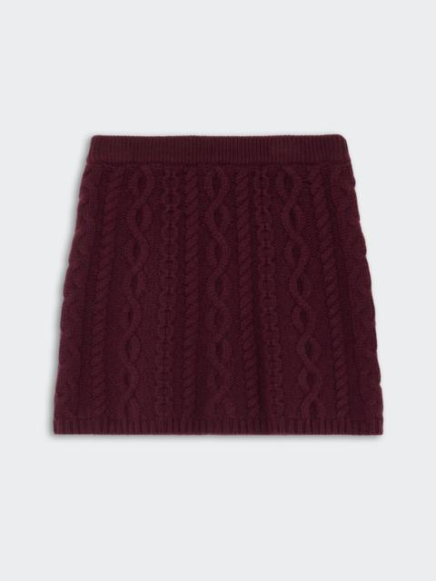 GUEST IN RESIDENCE Cable Mini Skirt