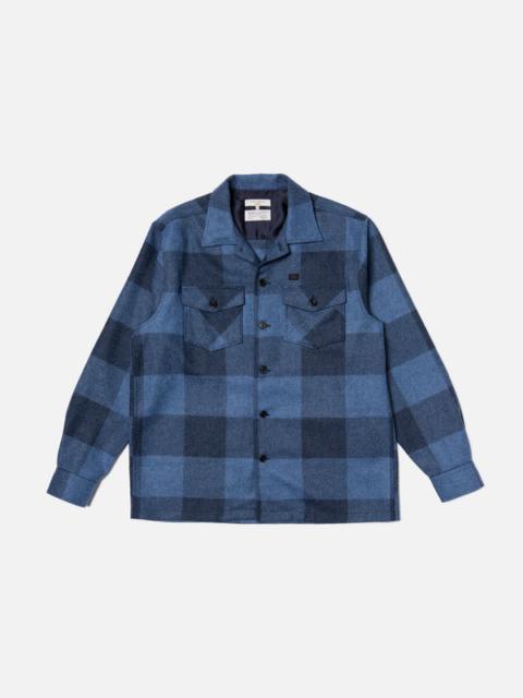 Vincent Buffalo Check Shirt Blue