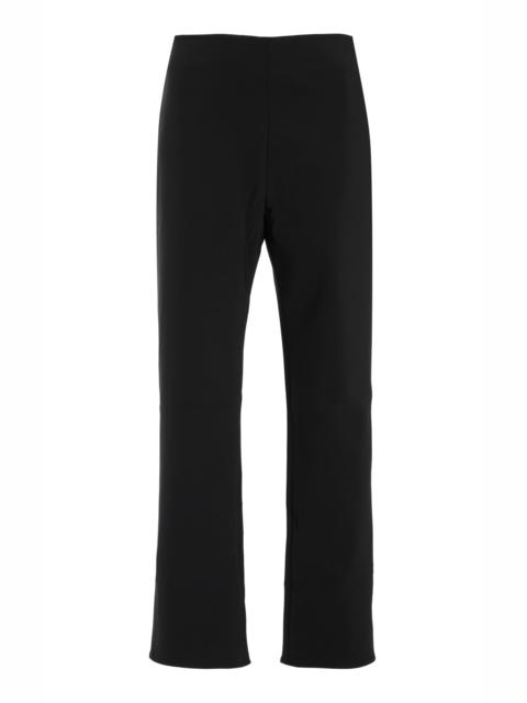 RÓHE Cigarette-Leg Scuba Trousers black