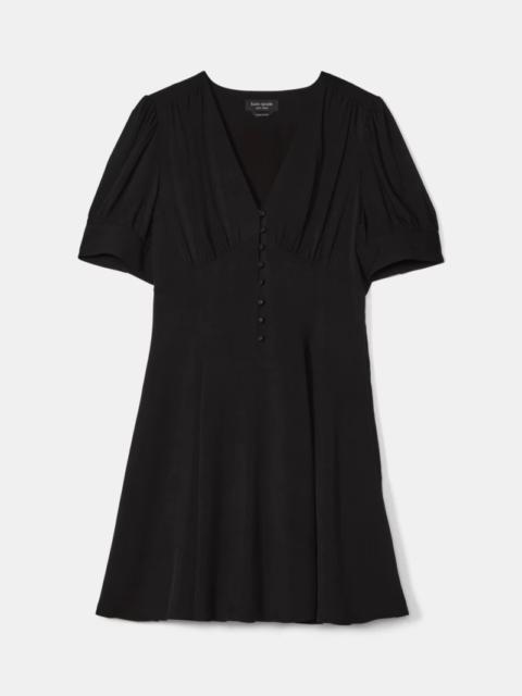 kate spade Fluid Puff Sleeve Mini Dress
