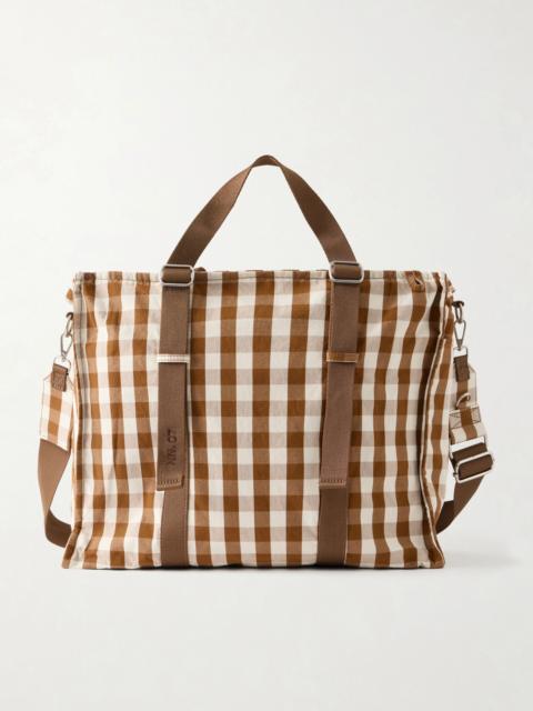 NN07 Checked Organic Cotton Weekend Bag