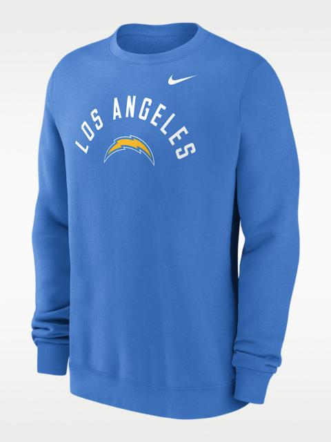 Nike Los Angeles Chargers Club Men's Nike NFL Pullover Crew