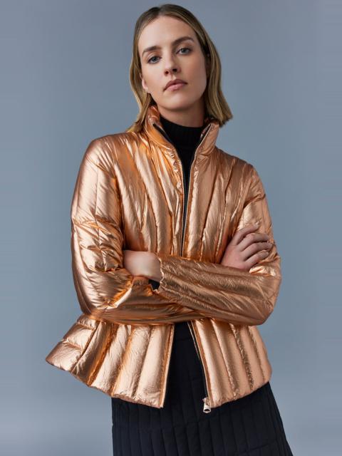 MACKAGE LANY-M Metallic Laminate Light Down jacket
