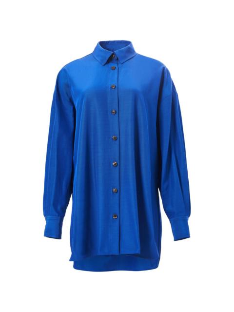 CAROLINA HERRERA oversized tie-front shirt