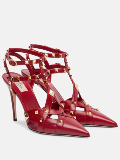 Valentino Studdy 100 leather pumps