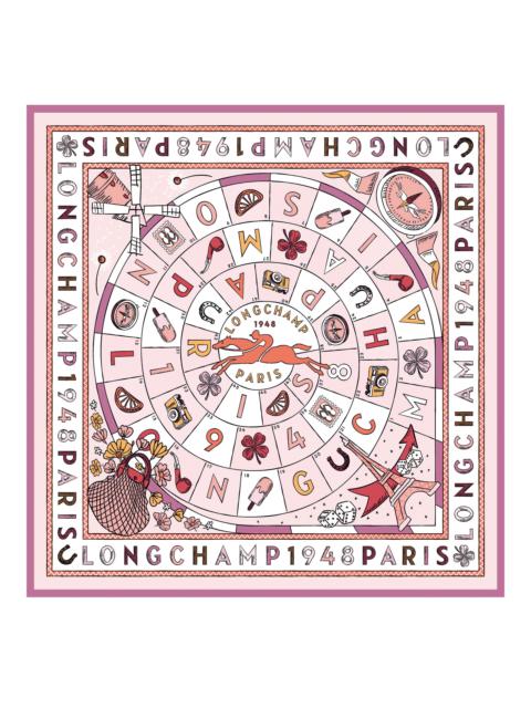 Longchamp Le Jeu de Cheval Silk scarf 90