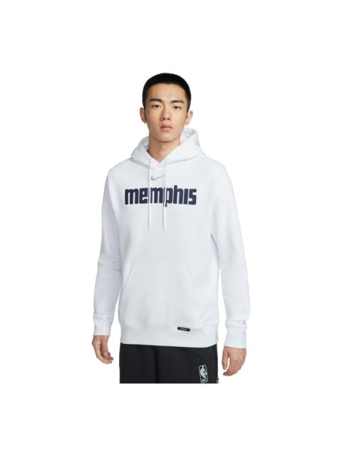 Nike Nike Memphis Grizzlies City Edition Pull-Over Hoodie 'White' HQ5545-100