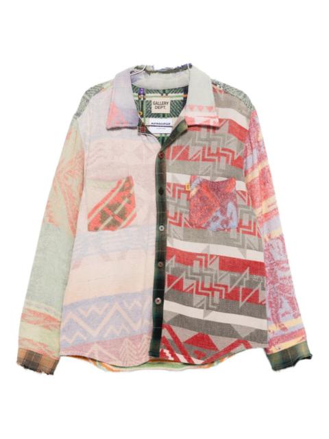 GALLERY DEPT. patchwork shirt