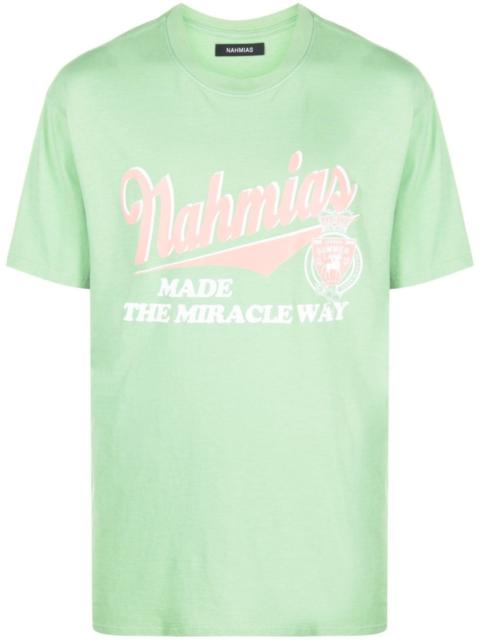 NAHMIAS logo-print cotton T-shirt