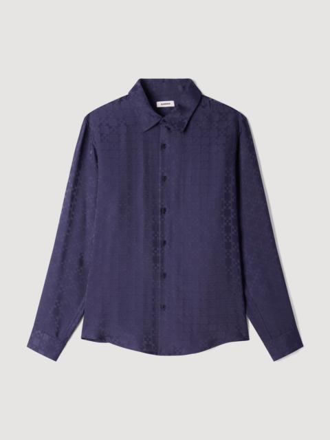 Sandro SQUARE CROSS LOOSE-FIT SHIRT