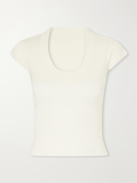 SIR. Mikkel Ribbed Wool T-shirt