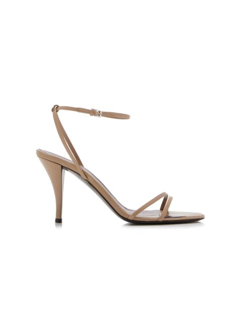 The Row Cleo Leather Sandals neutral