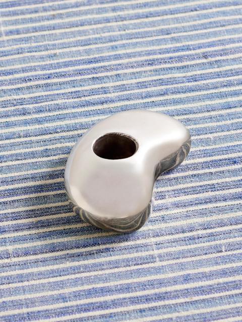 Gohar World Bean Silver-plated Candle Holder