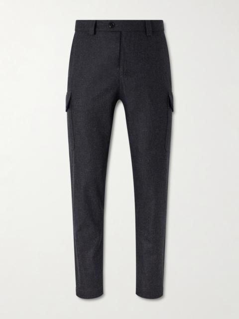 Brunello Cucinelli Tapered Virgin Wool Cargo Trousers