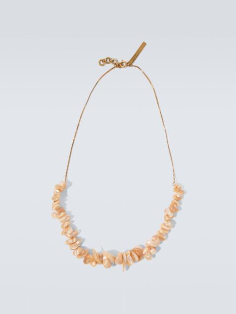 Dries Van Noten Embellished chain necklace