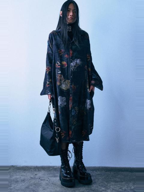 R13 Reversible Jumbo Shirtdress
