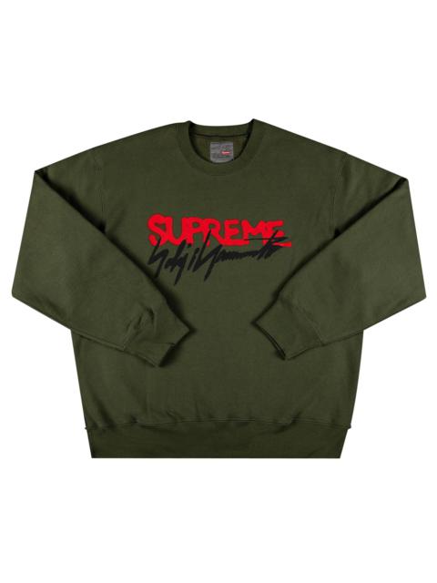 Supreme x Yohji Yamamoto Crewneck 'Olive'