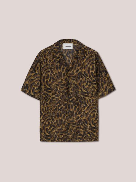 Nanushka BODIL - Short sleeve shirt - Camouflage animal