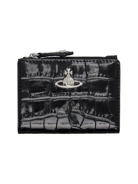Vivienne Westwood Black Slim Flap Card Holder