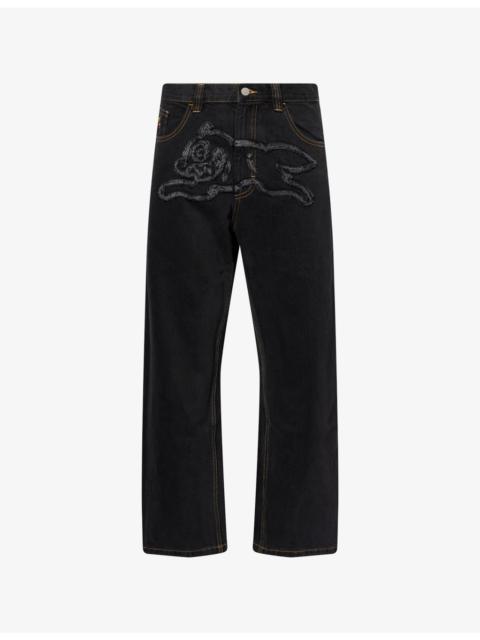 ICECREAM Running Dog Double Scoop Straight-Leg Denim Jeans