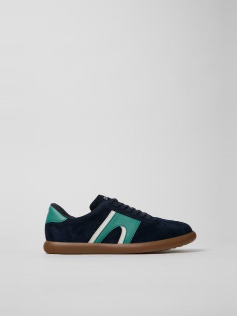 CAMPERLAB Multicolor Nubuck and Leather Sneakers for Men.