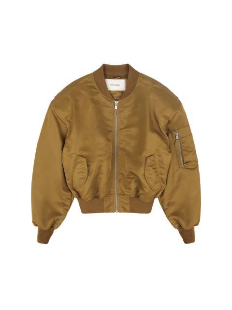 entire studios CROPPED BROAD BOMBER SPICED YELLOW