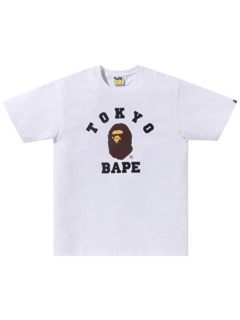 BAPE City Tee Tokyo College 'White'