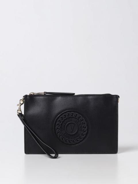 VERSACE JEANS COUTURE Versace Jeans Couture clutch in synthetic leather