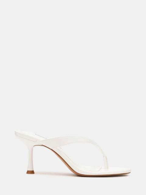 STEVE MADDEN FAROH WHITE PATENT