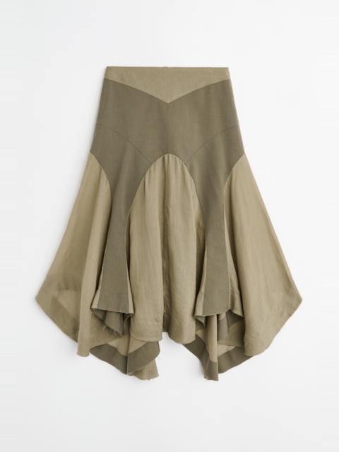 Our Legacy Petti Skirt Dry Thyme Shade Cotton