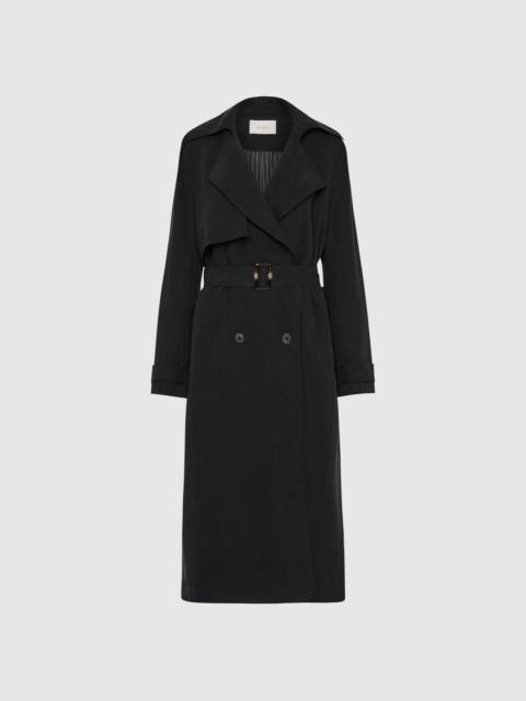 Soft Tailored Trench - Black