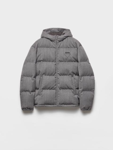 Prada Medium-weight wool down jacket
