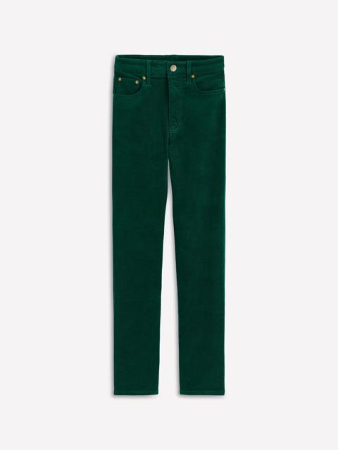 BODEN High Rise Cord Slim Jeans-Green