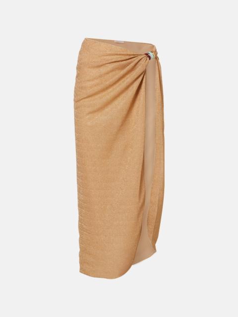 Oséree Lumière ring-detail beach cover-up