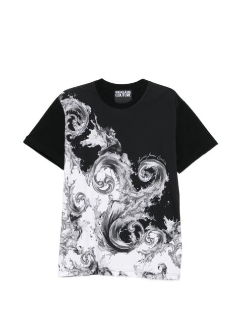 VERSACE JEANS COUTURE Barocco-print T-shirt