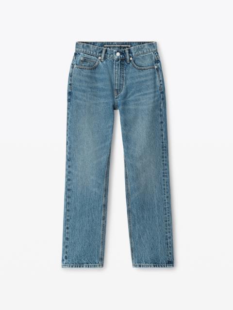 Alexander Wang OG HIGH-RISE STOVEPIPE JEAN IN DENIM