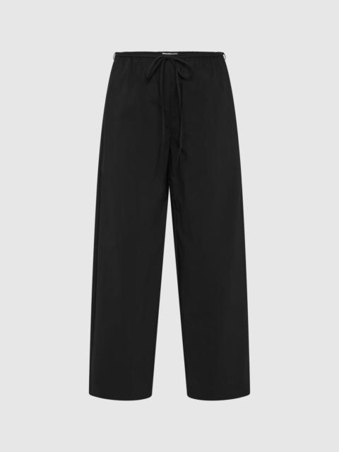 ST. AGNI Fine Rouleau Crop Pants - Black
