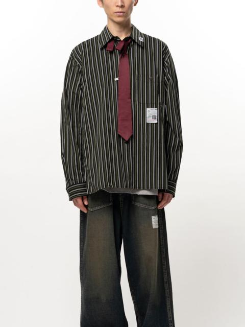 Maison MIHARAYASUHIRO Attached Tie Long Sleeve Shirt