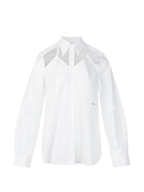 pushBUTTON cut-out shirt