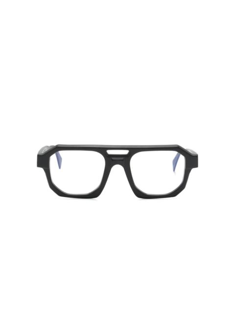 Kuboraum K33 square-frame glasses