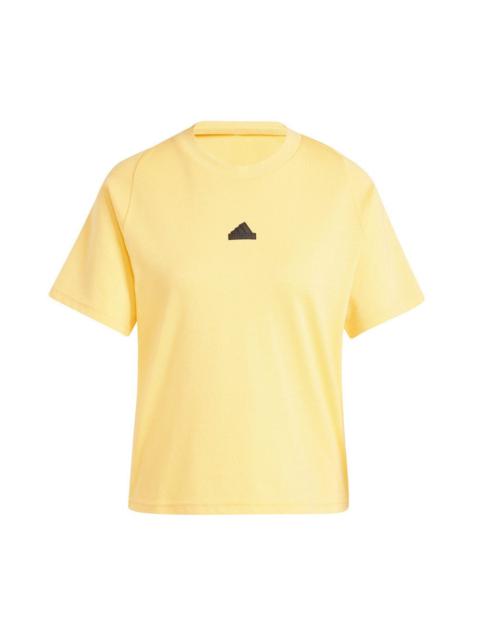 adidas (WMNS) adidas Z.N.E. T-Shirt 'Yellow' IS3932