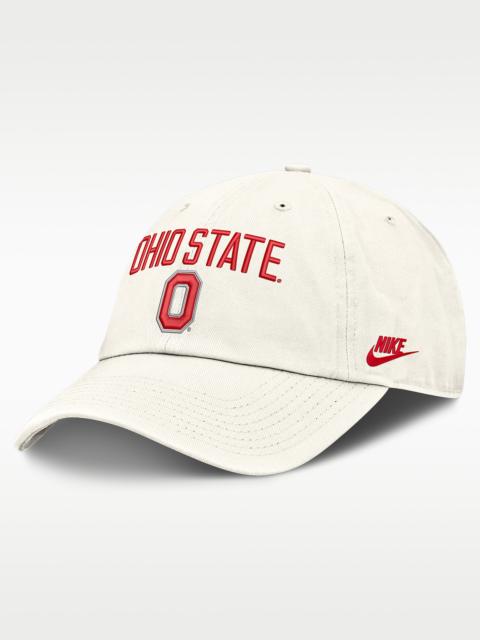 Nike Ohio State Natural Club Men's Nike College Adjustable Hat