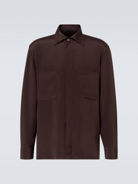 SAMAN AMEL Silk shirt