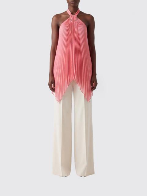 Max Mara Valzer Pleated Polyester Top Max Mara
