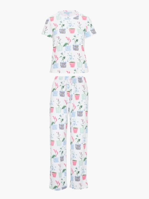 Hill House Home The Kelly Pajama Set - Flower Pots