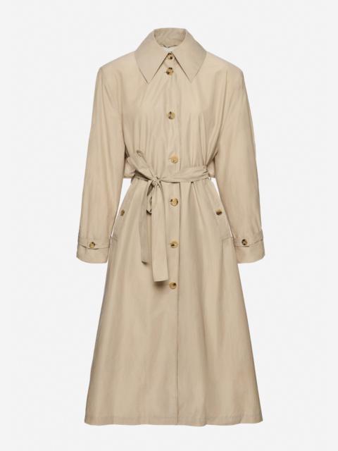 MAGDA BUTRYM Belted trench coat in beige